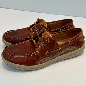 NEW Sperry Top Sider Gold Cup Men's Boat Shoes Size 11M Leather Brown